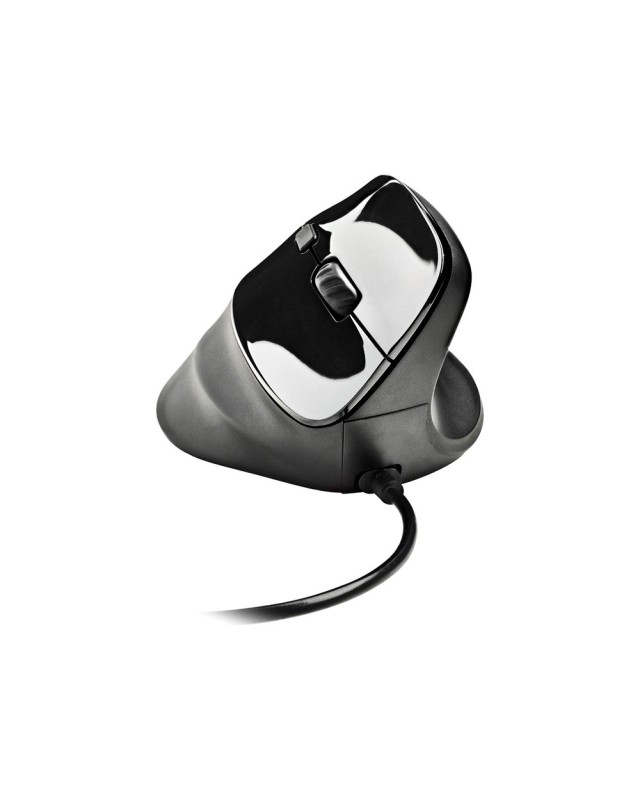 Raton ngs samsara optico 800/1600/2400/3200 dpi ergonomico y silencioso con sensor laser color negro