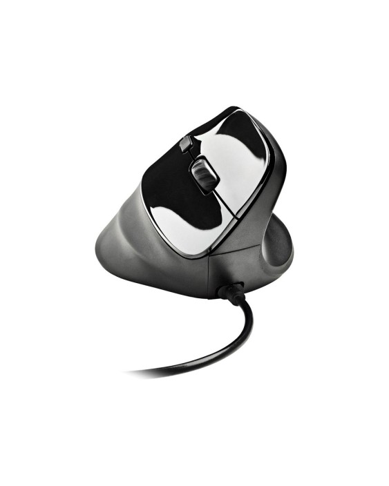 Raton ngs samsara optico 800/1600/2400/3200 dpi ergonomico y silencioso con sensor laser color negro