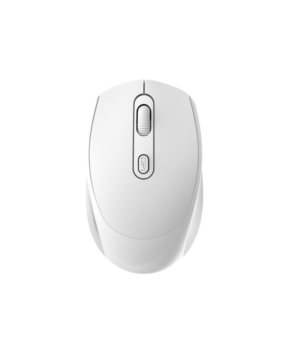 Raton q-connect optico inalambrico dpi 800/1200/1600 receptor usb 2,4 ghz blanco