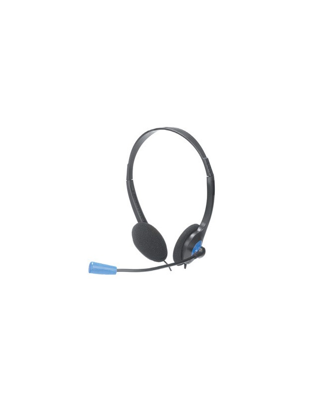 Auricular ngs headset ms103 con microfono y control volumen color negro