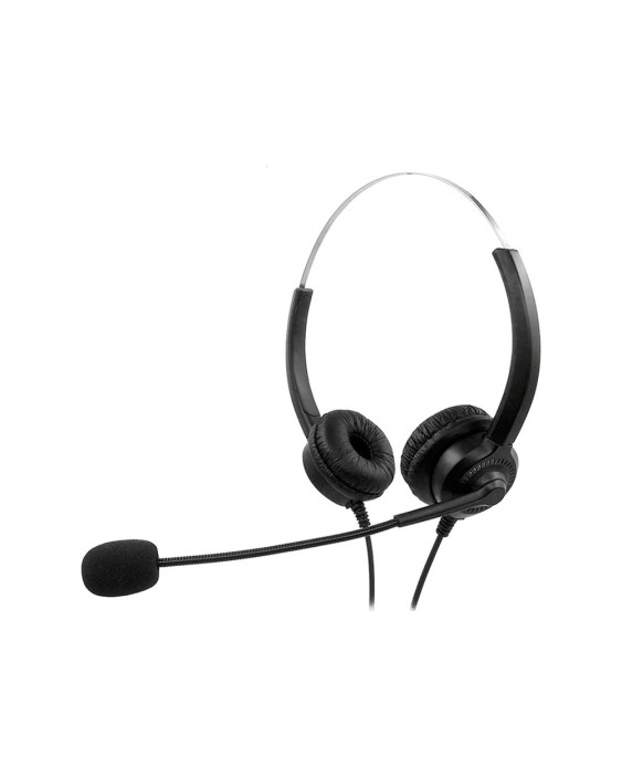 Auricular mediarange biaural diadema con microfono cable 2 m