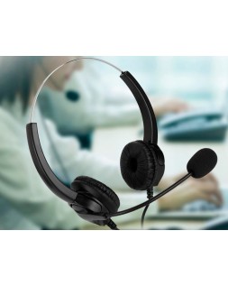 Auricular mediarange biaural diadema con microfono cable 2 m