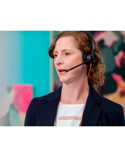 Auricular poly blackwire 3320 diadema cable usb-c/a con microfono cert. Microsoft teams