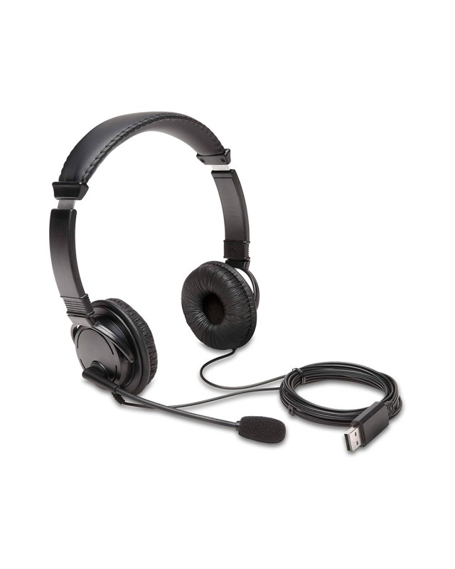 Auricular kensington hi-fi con microfono usb cable 180 cm