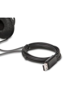 Auricular kensington hi-fi con microfono usb cable 180 cm
