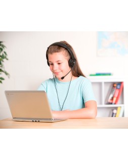 Auricular kensington hi-fi con microfono usb cable 180 cm