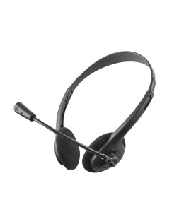 Auricular trust primo chat headset para pc y laptop longitud cable 1,8 m con microfono conexion jack 3.5