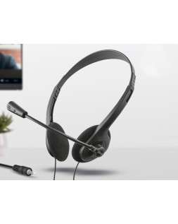 Auricular trust primo chat headset para pc y laptop longitud cable 1,8 m con microfono conexion jack 3.5