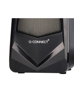 Altavoces q-connect bluetooth con iluminación rgb pot encia maxima 2x3w control de volumen color negro