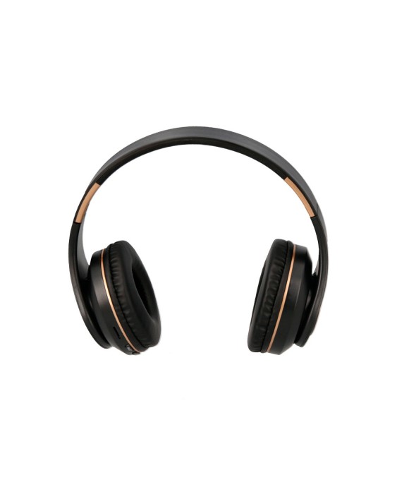 Auricular q-connect bluetooth diadema ajustable y plegable con microfono alcance 10 m color negro