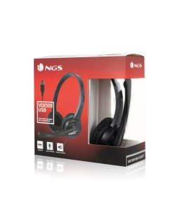 Auricular ngs vox 505 microfono y control de volumen diadema ajustable