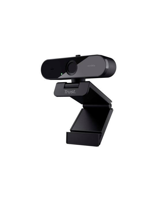 Camara webcam trust tw-200 full hd usb 2.0 1920x1080 color negro