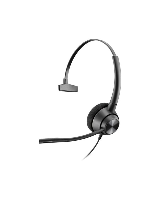 Auricular poly encore pro hw310 qd monaural tipo diadema con cable y microfono antiruido conexion usb