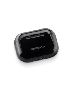 Auricular daewoo tws bluetooth 5.3 usb tipo-c con estuche de carga 500mah color negro