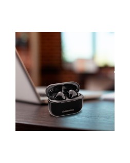 Auricular daewoo tws bluetooth 5.3 usb tipo-c con estuche de carga 500mah color negro