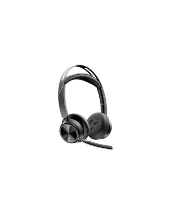 Auriculares poly inalambrico voyager focus 2 usb-c-c + adaptador usb-c/a + soporte de carga
