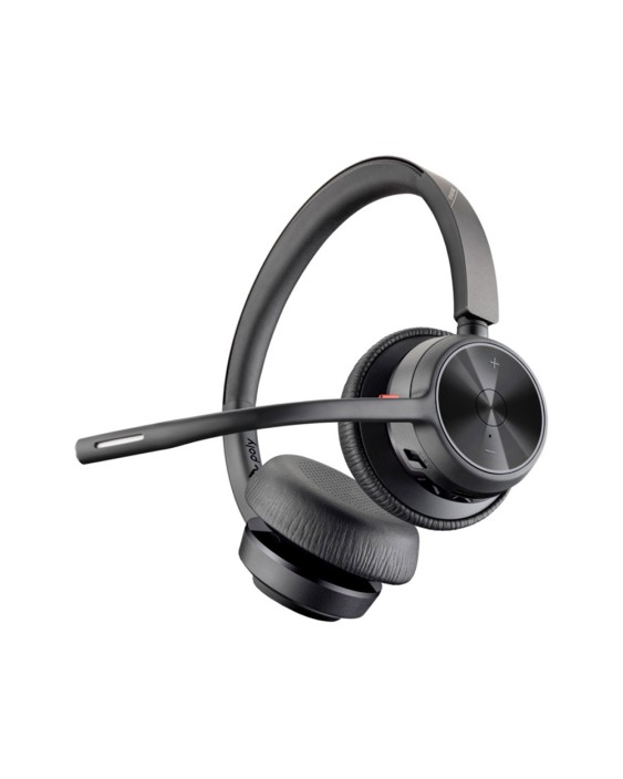 Auriculares poly inalambrico voyager 4320 stereo usb-a bt700 + adaptador bt700a +soporte de carga