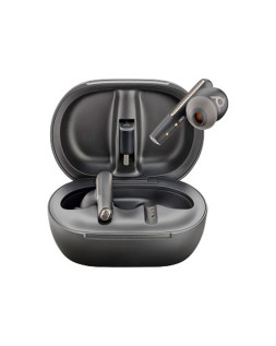 Auriculares poly inalambricos poly voyager free 60+ uc + adaptador bt700 usb-c + estuche de carga con pantalla tactil