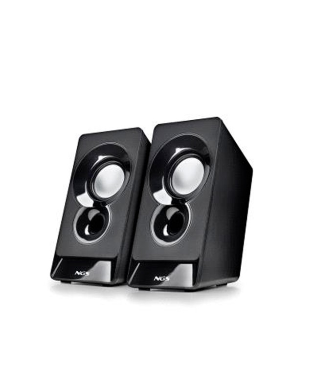 Altavoz ngs sb10 para pc 12w estereo usb entrada jack 3,5 mm color negro
