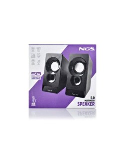 Altavoz ngs sb10 para pc 12w estereo usb entrada jack 3,5 mm color negro