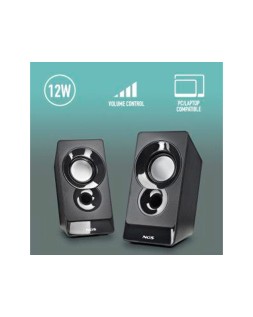 Altavoz ngs sb10 para pc 12w estereo usb entrada jack 3,5 mm color negro
