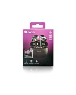 Auriculares ngs artica hush con anc&enc bluetooth 16 horas de autonomia con microfono y touch control