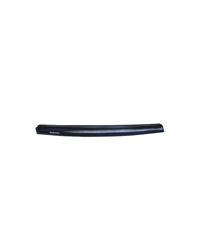 Reposamuñecas de gel fellowes para teclado color negro 471x59x16 mm