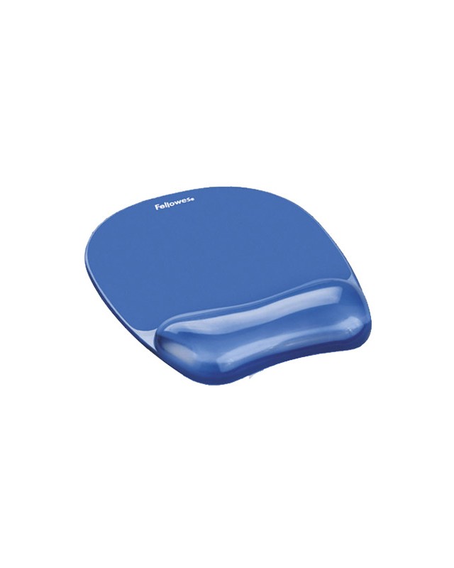 Alfombrilla para raton fellowes azul con reposamuñeca de gel