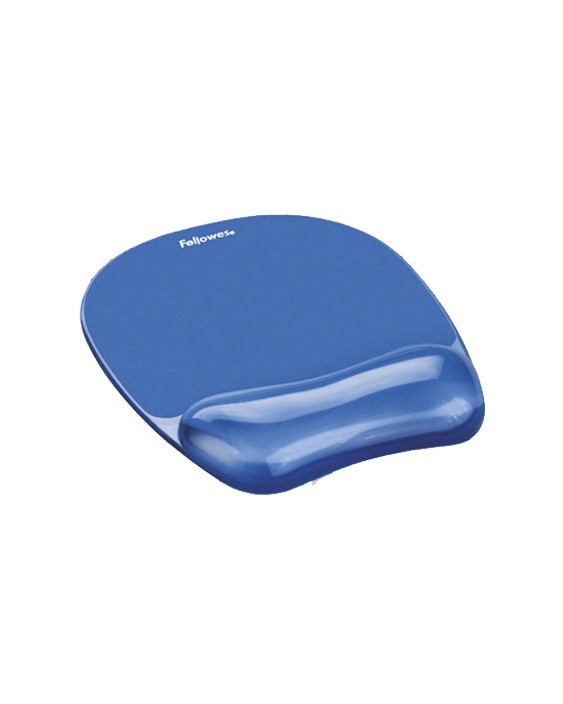 Alfombrilla para raton fellowes azul con reposamuñeca de gel