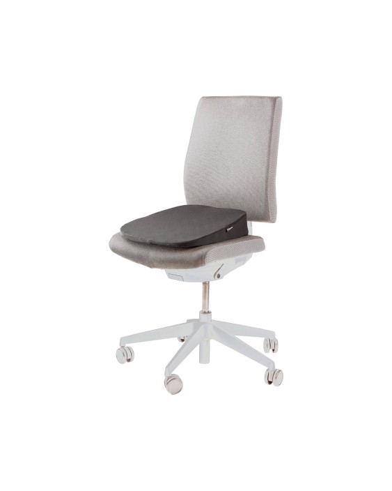 Cojin de asiento fellowes breyta en cuña color negro 90x430x430 mm