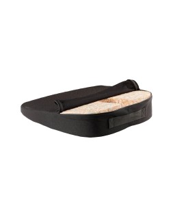 Cojin de asiento fellowes breyta en cuña color negro 90x430x430 mm