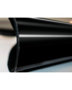 Alfombrilla para raton q-connect reposamuñecas de gel color negro 190x230x20 mm