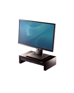 Soporte fellowes para monitor designer suites ajustable 3 alturas con bandeja negro 406x111x244 mm hasta 18 kg