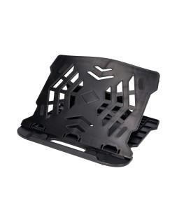 Soporte q-connect para portatil hasta 17" ajustable 7 angulos diferentes color negro 260x280x60 mm