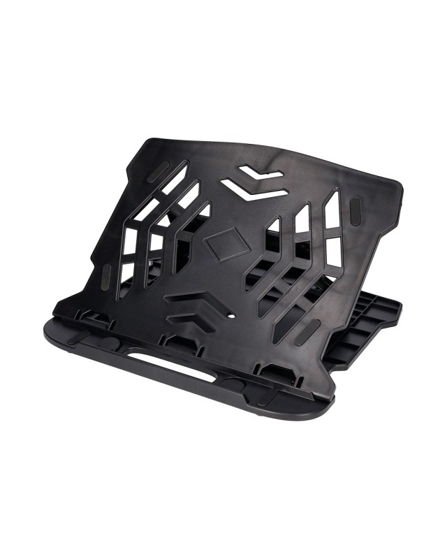 Soporte q-connect para portatil hasta 17" ajustable 7 angulos diferentes color negro 260x280x60 mm