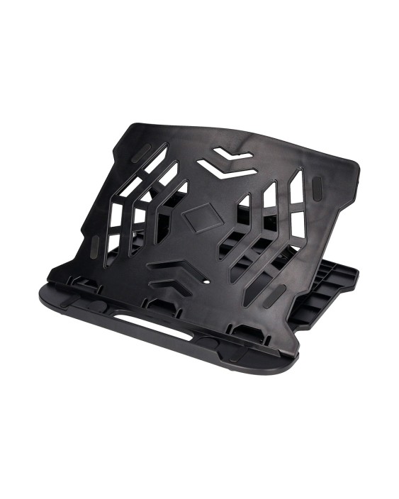 Soporte q-connect para portatil hasta 17" ajustable 7 angulos diferentes color negro 260x280x60 mm