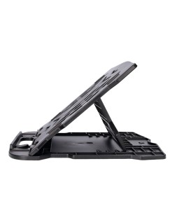 Soporte q-connect para portatil hasta 17" ajustable 7 angulos diferentes color negro 260x280x60 mm