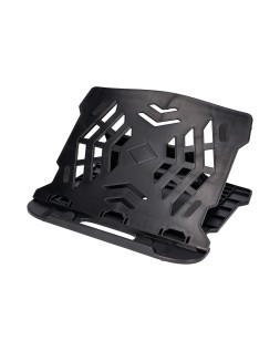 Soporte q-connect para portatil hasta 17" ajustable 7 angulos diferentes color negro 260x280x60 mm