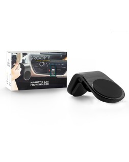 Soporte para movil groovy coche universal magnetico color gris oscuro