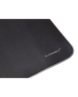 Alfombrilla para raton q-connect iluminacion led conexion usb color negro 350x250x3 mm