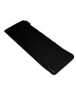 Alfombrilla para raton q-connect xxl iluminacion led conexion usb color negro 800x300x4 mm