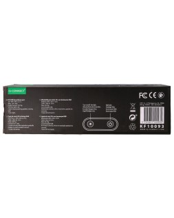 Alfombrilla para raton q-connect xxl iluminacion led conexion usb color negro 800x300x4 mm