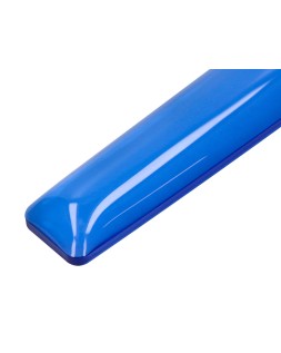 Reposamuñecas q-connect de gel para teclado color azul 525x58x17 mm