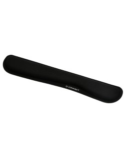 Reposamuñecas q-connect memory foam para teclado color negro 460x85x25 mm