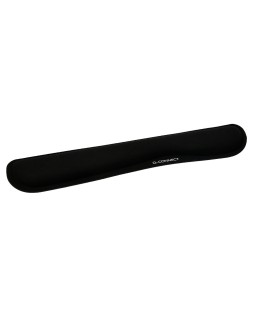 Reposamuñecas q-connect memory foam para teclado color negro 460x85x25 mm