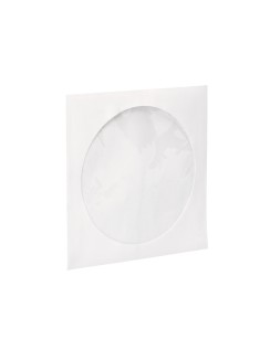 Sobre para cd q-connect con ventana transparente y solapa pack de 50 unidades