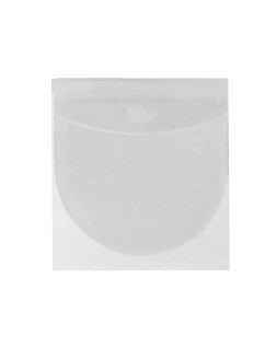 Funda autoadhesiva para cd q-connect con solapa pack de 10 unidades
