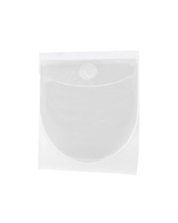 Funda autoadhesiva para cd q-connect con solapa pack de 10 unidades