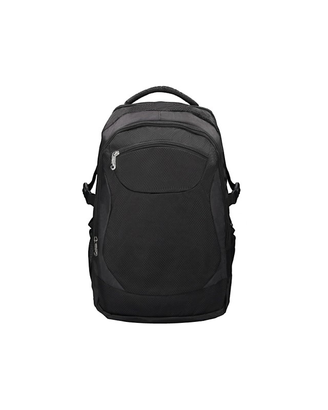 Mochila para portatil q-connect 18" negra 1 asa 1 bolsillo exterior medidas 330x470x180 mm