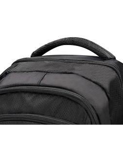 Mochila para portatil q-connect 18" negra 1 asa 1 bolsillo exterior medidas 330x470x180 mm